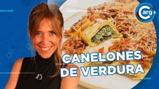 CÓMO PREPARO CANELONES DE VERDURA [upl. by Anabal]