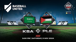 Saudi Arabia vs Palestine Live Stream Nov 9  2024 Baseball United Arab Classic [upl. by Wiencke906]