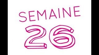 26éme semaine de grossesse  28ème semaine d’aménorrhée [upl. by Rocker]