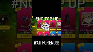 notopup SUBSCRIBE FOR MORE ☠️shortsfeed shorts freefire 1millon trending freefireindia [upl. by Merrie]