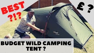 Is This The Best Budget Wild Camping Tent  The Vango Tempest 200 Review [upl. by Enileoj]