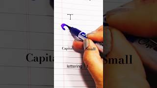 Capital T in Cursive calligraphy [upl. by Tyrrell838]