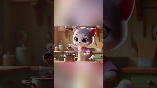 Weak Kitty Takes Revenge On His Bully Sister funny cat catlover cuteanimals [upl. by Teufert]