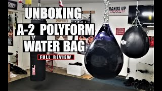 AQUA PUNCHING BAG UNBOXING AND DEMO WATER BUOY POLYFORM [upl. by Crandall271]