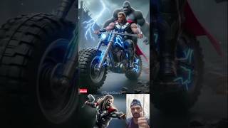 Superheroes amp Kong On Superbike💥All Marvel Character amp Dc spiderman marvel edit avanger shorts [upl. by Horton]