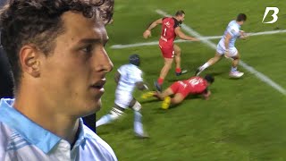 Henry Arundells Debut for Racing 92 A Heroic HatTrick Against Toulon 2023 [upl. by Annekam]