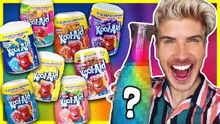 MIXING EVERY FLAVOR OF KOOLAID TOGETHER  TASTE TEST [upl. by Barbur313]