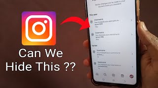 How To See amp Hide Former Username On Instagram 2023 [upl. by Bixler]