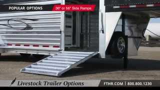 Featherlite Livestock Trailer Options [upl. by Leuqar454]