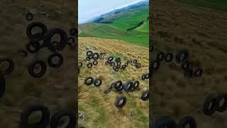 100 Tires vs Mountain automobile crash adventure trendingshorts [upl. by Spiro]