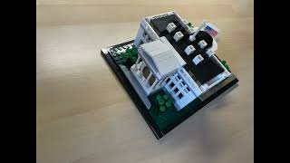 LEGO Architecture 21054 The White House  Speed build [upl. by Llenwad]