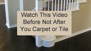 Watch This Video Before Covering Stairway With Carpet Wood or Tile [upl. by Sucam]