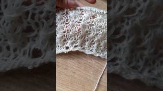 САМЫЙ ЛЕГКИЙ АЖУРНЫЙ УЗОР  Openwork pattern knitting tutorial diy [upl. by Tena297]