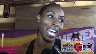 London 2017  Jodean Williams happy with experience [upl. by Aynotel]