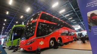 NOVO BUSSCAR NB1 PANORÂMICO DD  MERCEDES BENZ  LAT BUS 2024 EM SÃO PAULO  SP [upl. by Etnahs]