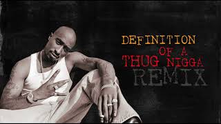 2Pac  Definition Of A Thug Nigga Remix [upl. by Budde]