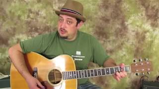 Three Easy Acoustic Guitar Chords G C D Plus Beginner strum [upl. by Onfroi]