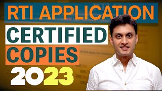 How To Apply For Certified Copies In 2024  RTI Application For CA Exam  CA Rohan Gupta [upl. by Lindner698]