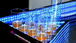 Infinity Glow  LED Beer Pong Party Table [upl. by Micah758]