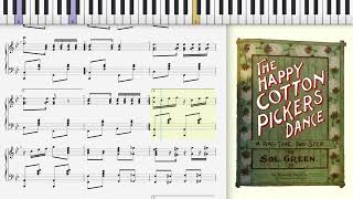 The Happy Cotton Pickers Dance by Sol Green 1899 Ragtime piano [upl. by Lyell520]