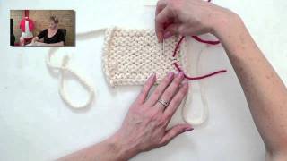 Knitting Help  Weaving in Ends [upl. by Ulund]