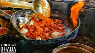 Moradabadi Dhaba Food  Maheswari Moradabad Street Food India [upl. by Max]