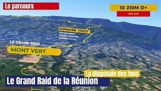 Parcours du Grand Raid de la Réunion 2023 changement en 2024  la diagonale des fous Live  Direct [upl. by Puiia]