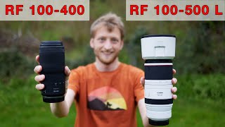 Ist es den Aufpreis wert Canon RF100500 L vs RF 100400 für die Vogelfotografie [upl. by Rodmann271]