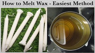 How to melt Candlesold candleswax at home [upl. by Aremus]