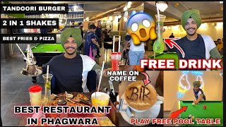 Best amp Cheap Restaurant😱 FREE DRINKS 😍Pizza in Rs69 Tandoori Burger  Best Fries  Phagwara [upl. by Hterrag]