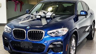 2021 BMW X4 xDrive40i in Phytonic Blue Metallic Exterior with M Sport Package [upl. by Pris672]