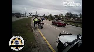 Fake Cop Jeremy Dewitte Pulled Over in 2015 Illegal Motorcycle Escort [upl. by Anide]