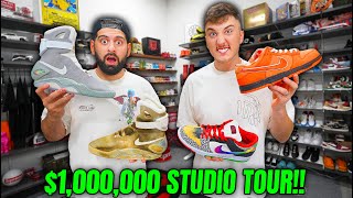 Inside Harrison Nevels 1 Million Dollar Sneaker Warehouse RARE SNEAKER COLLECTION AND MORE [upl. by Leksehcey]