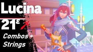 LUCINA Combos  Strings SSBU Combo Guide [upl. by Ennaj]