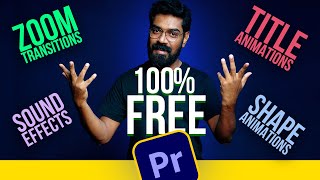 എല്ലാം ഫ്രീ  Best Free Premiere Pro Plugin Malayalam Tutorial Premiere Composer Mister Horse [upl. by Odlo]