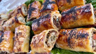 Feuilletés de Pâte Filo Phyllo au four Croustillants😋👌 [upl. by Hasheem]