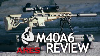 The Ares M40A6 Airsoft Review  The 600 Airsoft Gun  USAirsoft [upl. by Pyne561]