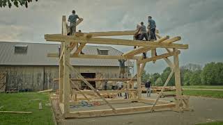 Northmen Guilds Carpentry Course  Rising The Timber Frame [upl. by Sama]