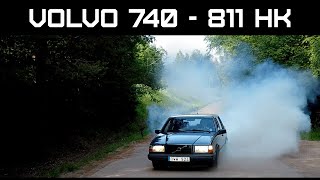 VOLVO 740 MED 811HK  BRUTAL BIL [upl. by Jeannine]