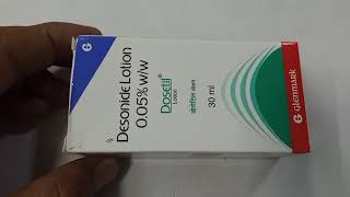 Dosetil Lotion  Desonide 005Lotion  Dosetil Lotion uses side effects benefit Review Hindi [upl. by Kovacs]