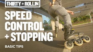 How to Control Speed  Stop on Inline Skates  Inline Skating Tips [upl. by Kenward]