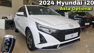 Hyundai i20 Asta optional 2024  Best Premium Hatchback  i20 top model 2024  The AutoWorld [upl. by Kosak]