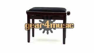 Adjustable Piano Stool by Gear4music [upl. by Nohsyt]