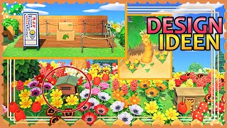 5 DesignIdeen für deine Insel in Animal Crossing New Horizons 🌴 MiniBaumstämme Baugrundstücke [upl. by Trygve849]