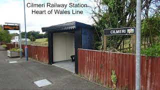 Cilmeri Railway Station Heart of Wales Line Powys [upl. by Bertha]