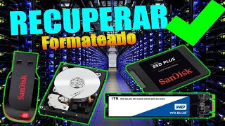 Recuperar archivos BORRADOS FORMATEADOS DE MI USB DISCO DURO SSD MICRO SSD WINDOWS 11 WINDOWS 10 [upl. by Ettesil567]