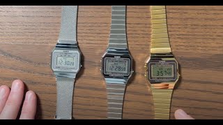 Casio A700 models compared A700WEM A700WE A700WEG [upl. by Ronald41]