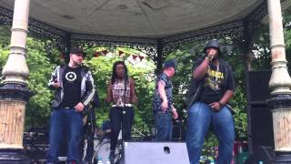 DANTANNA LIVE  Do What U Wanna  Bearwood Shuffle  Birmingham  15062014 [upl. by Akimrehs]