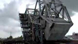 New Orleans Railroad Drawbridge Opening [upl. by Natlus]