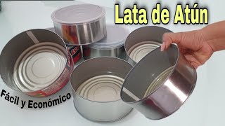 Mira Como Reutilizar y Crear Sin Gastar💰 Fácil y Económico de Hacer LATA DE ATÚN ♻️ [upl. by Alarise366]